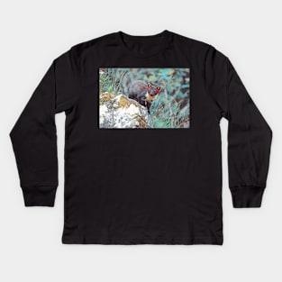 Pine Marten Kids Long Sleeve T-Shirt